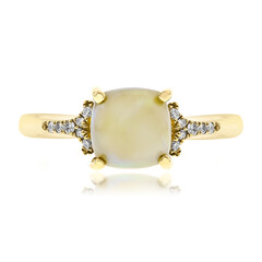 Anillo en oro con Ópalo Welo AAA