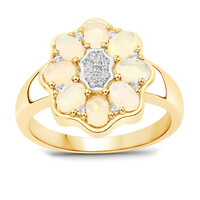 Anillo en plata con Ópalo de Welo
