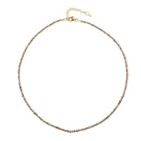 Collar en plata con Diamante champán
