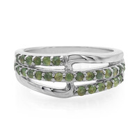 Anillo en plata con Alejandrita