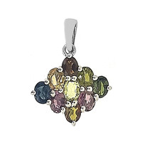 Colgante en plata con Turmalina