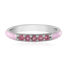 Anillo en plata con Turmalina rosa