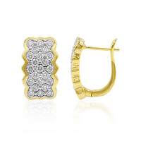 Pendientes en oro con Diamante IF (D)