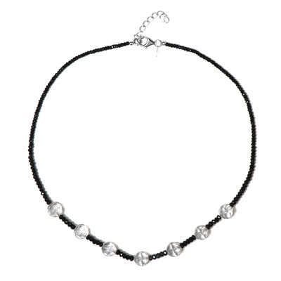 Collar en plata con Cuarzo blanco