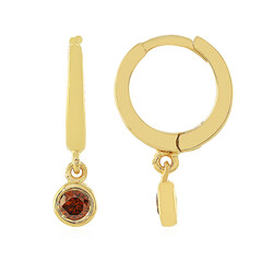 Pendientes en plata con Diamante rojo I1