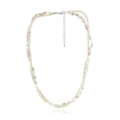 Collar en plata con Perla Keshi (TPC)