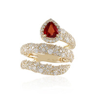 Anillo en oro con Rubí de Tanzania (de Melo)