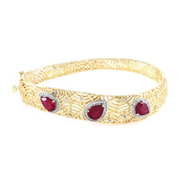 Brazalete en oro con Rubí de Madagascar (Ornaments by de Melo)