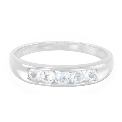 Anillo de hombre en plata con Turmalina
