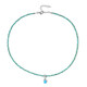Collar en plata con Turquesa