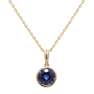 Collar en oro con Tanzanita AAA (CIRARI)