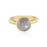 Anillo en plata con Labradorita
