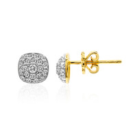 Pendientes en oro con Diamante IF (D)