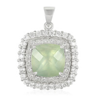 Colgante en plata con Prehnita