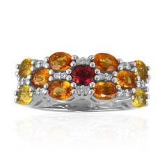Anillo en plata con Zafiro