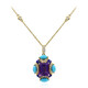Collar en oro con Amatista