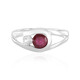 Anillo en plata con Rubí de Madagascar