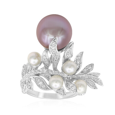 Anillo en plata con Perla Ming (TPC)