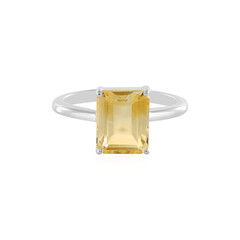 Anillo en plata con Citrino multicolor