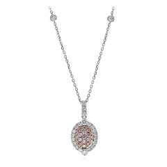 Collar en oro con Diamante rosa I1 (CIRARI)