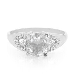 Anillo en plata con Goshenita