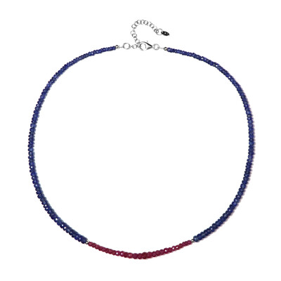 Collar en plata con Rubí de Mozambique