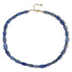 Collar en plata con Aventurina azul