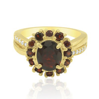 Anillo en plata con Granate