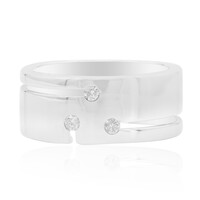 Anillo en plata con Diamante I1 (G)