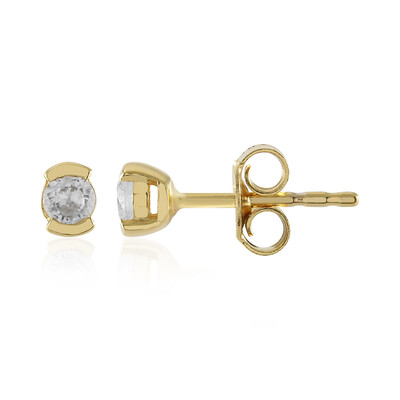 Pendientes en plata con Zircón (Adela Silber)