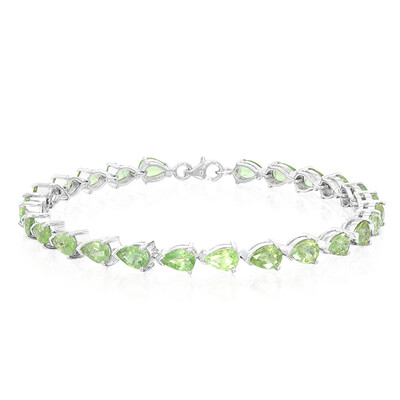 Brazalete en plata con Turmalina Paraíba