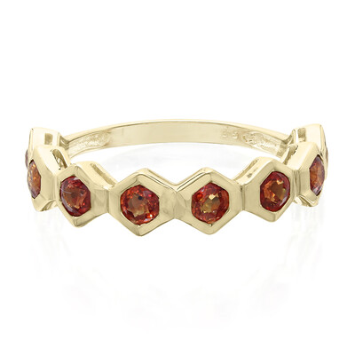 Anillo en oro con Rubí de Tanzania