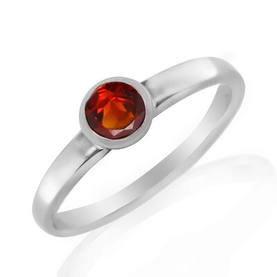Anillo en plata con Citrino de Madeira