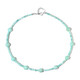 Collar en plata con Amazonita