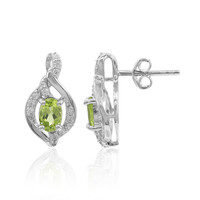 Pendientes en plata con Peridoto