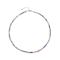 Collar en plata con Rubí de Tanzania