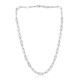 Collar en plata con Topacio blanco
