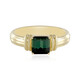 Anillo en plata con Turmalina verde Benedito(Adela Silber)