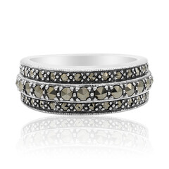 Anillo en plata con Marcasita