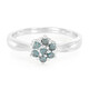 Anillo en plata con Diamante fantasía