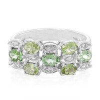Anillo en plata con Turmalina Paraíba