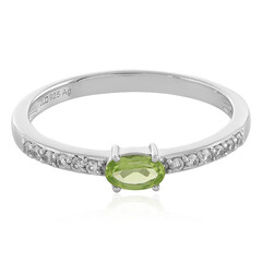 Anillo en plata con Peridoto
