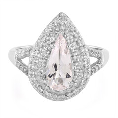 Anillo en plata con Morganita