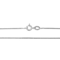 Cadena en oro blanco 9K 50 cm - 3,5 g