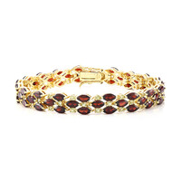 Brazalete en plata con Granate