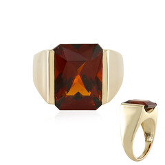 Anillo en oro con Granate Hesonita (de Melo)