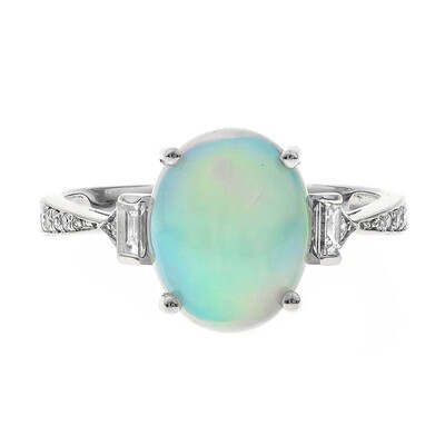 Anillo en oro con Ópalo Welo AAA (CIRARI)