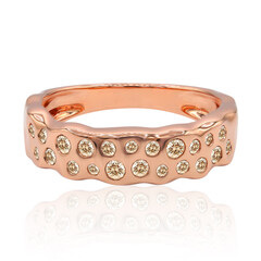 Anillo en oro con Diamante rosa de Francia de Argyle SI1