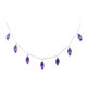 Collar en plata con Amatista de Zambia (de Melo)