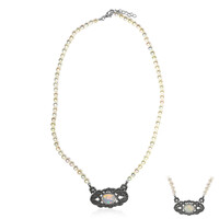 Collar en plata con Ópalo de Welo (Annette classic)